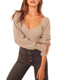 Reformation Hart Wide Neck Sweater   Nordstrom at Nordstrom